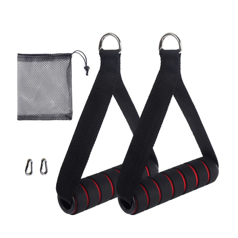 D-Ring Metal Gym Handles Grip Fitness Accessories