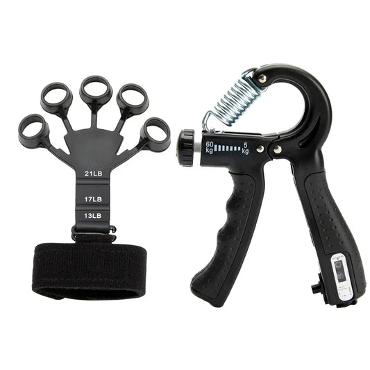 Adjustable Grip Strength Trainer with Finger Exerciser