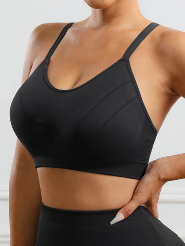 Soutien-gorge de sport sans couture pour le yoga