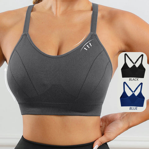 Soutien-gorge de sport sans couture pour le yoga